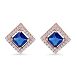 Square Stud Earrings