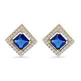Square Stud Earrings