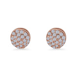 Round Stud Earrings