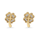 Clover Leaf Stud Earrings
