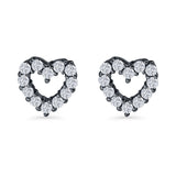 Heart Stud Earrings