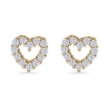 Heart Stud Earrings