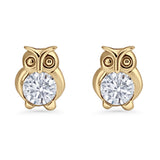 Owl Stud Earrings