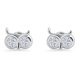 Owl Eye Stud Earrings