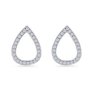 Teardrop Stud Earrings