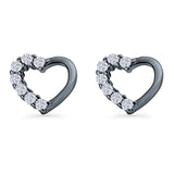Heart Stud Earrings