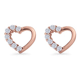 Heart Stud Earrings
