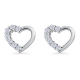 Heart Stud Earrings