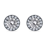Round Stud Earrings