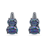 Oval Stud Earrings