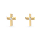 Cross Stud Earrings