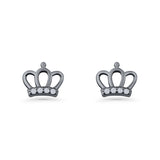 Princess Crown Stud Earring