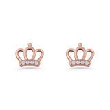 Princess Crown Stud Earring