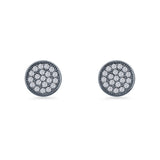 Round Stud Earrings