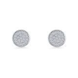 Round Stud Earrings
