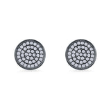 Round Stud Earrings