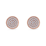 Round Stud Earrings