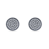 Round Stud Earrings