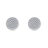 Round Stud Earrings
