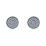 Round Stud Earrings