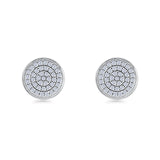 Round Stud Earrings