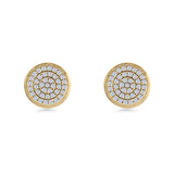 Round Stud Earrings