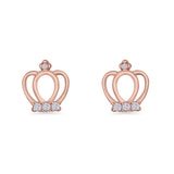 Crown Stud Earrings