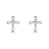 Cross Stud Earring