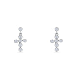 Cross Drop Earrings