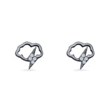 Cloud Stud Earrings