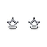 Crown Stud Earrings
