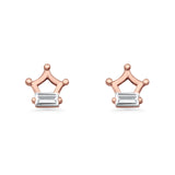 Crown Stud Earrings