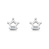 Crown Stud Earrings