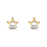 Crown Stud Earrings