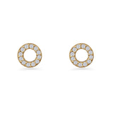 Circle Stud Earrings
