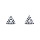 Triangular Stud Earrings