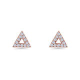 Triangular Stud Earrings