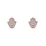 Hamsa Hand Stud Earrings
