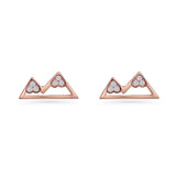 Mountain Stud Earrings