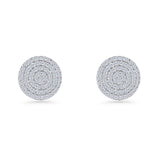 Round Stud Earrings