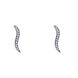 Wave Stud Earrings