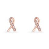 Ribbon Stud Earring