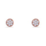 Round Stud Earring