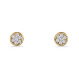 Round Stud Earring