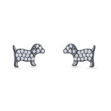 Puppy Dog Stud Earrings