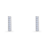 Bar Stud Earrings