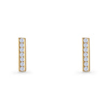 Bar Stud Earrings