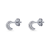 Moon & Star Stud Earrings
