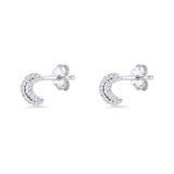 Moon & Star Stud Earrings
