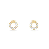 Crown Stud Earrings